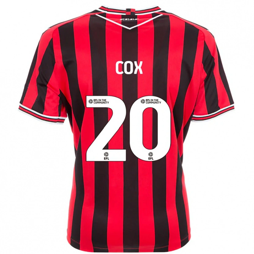 Danxen Women Daniel Cox #20 Red Black Home Jersey 2025/26 T-Shirt