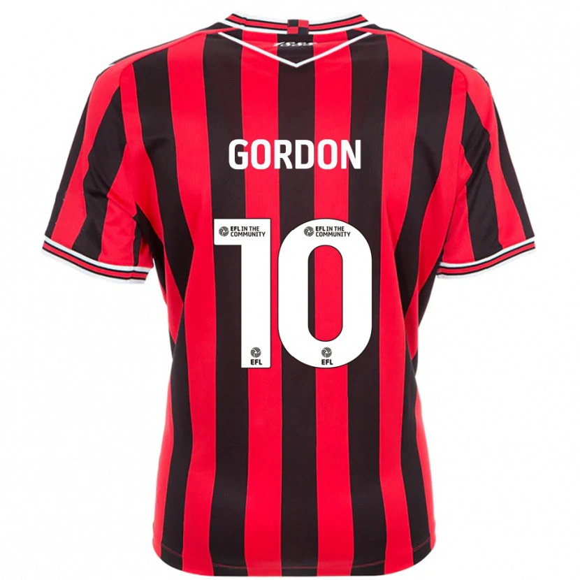 Danxen Women Josh Gordon #10 Red Black Home Jersey 2025/26 T-Shirt