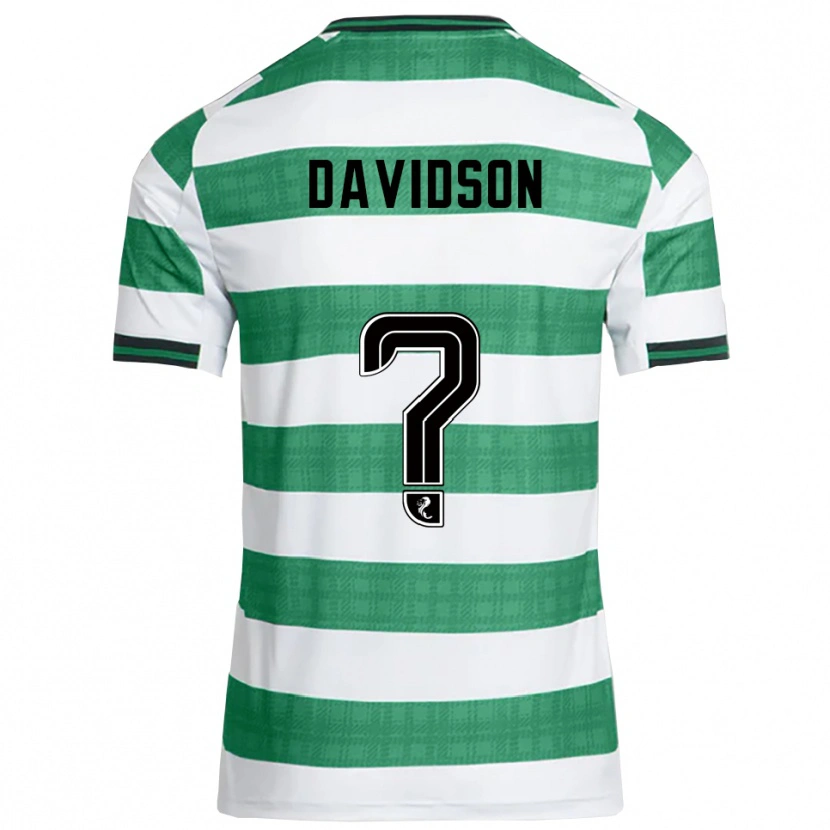Danxen Women Alasdair Davidson #0 Green White Home Jersey 2025/26 T-Shirt