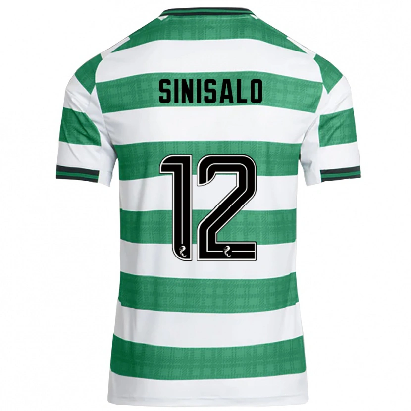 Danxen Women Viljami Sinisalo #12 Green White Home Jersey 2025/26 T-Shirt