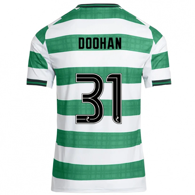 Danxen Women Ross Doohan #31 Green White Home Jersey 2025/26 T-Shirt