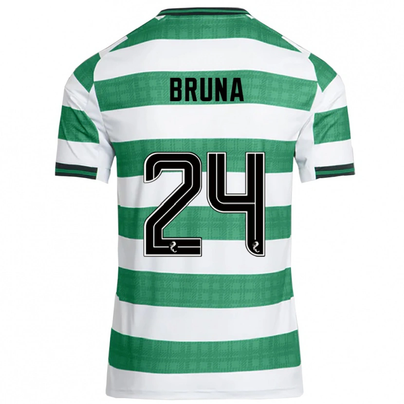 Danxen Women Bruna Lourenço #24 Green White Home Jersey 2025/26 T-Shirt