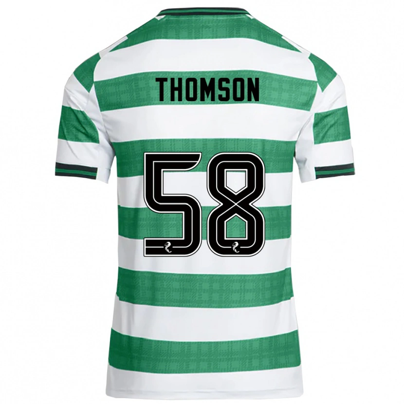 Danxen Women Corey Thomson #58 Green White Home Jersey 2025/26 T-Shirt