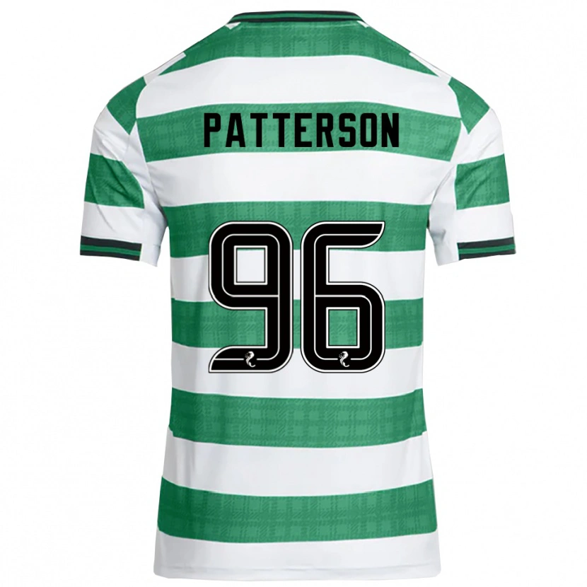 Danxen Women Cameron Patterson #96 Green White Home Jersey 2025/26 T-Shirt