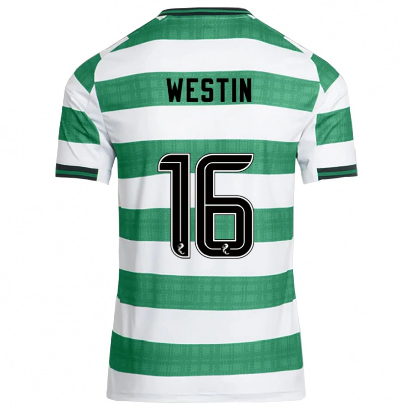 Danxen Women Emma Westin #16 Green White Home Jersey 2025/26 T-Shirt