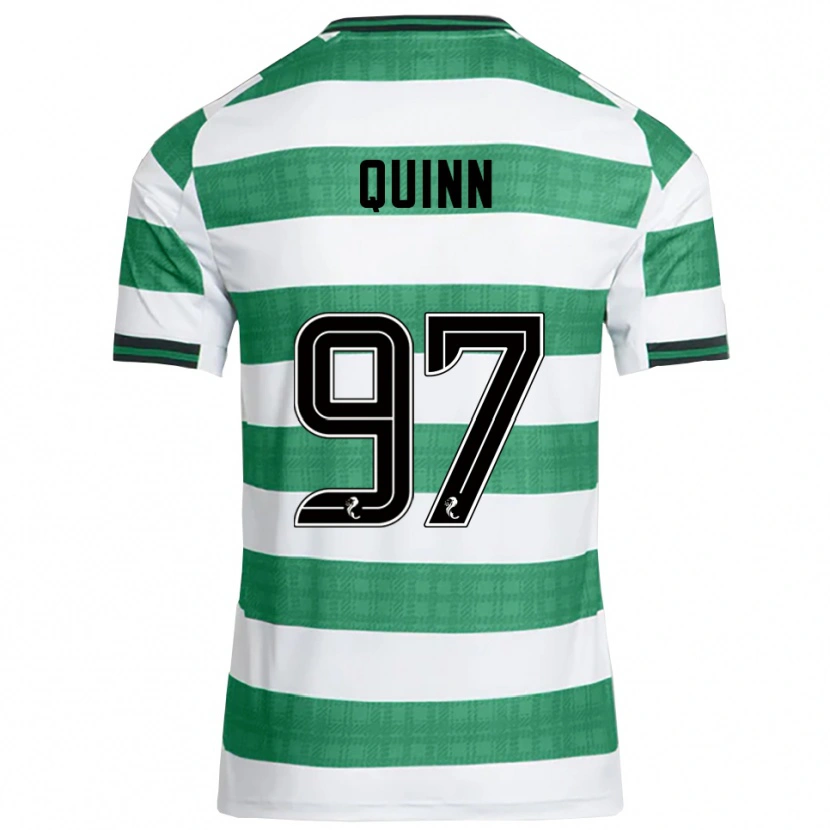 Danxen Women Ben Quinn #97 Green White Home Jersey 2025/26 T-Shirt