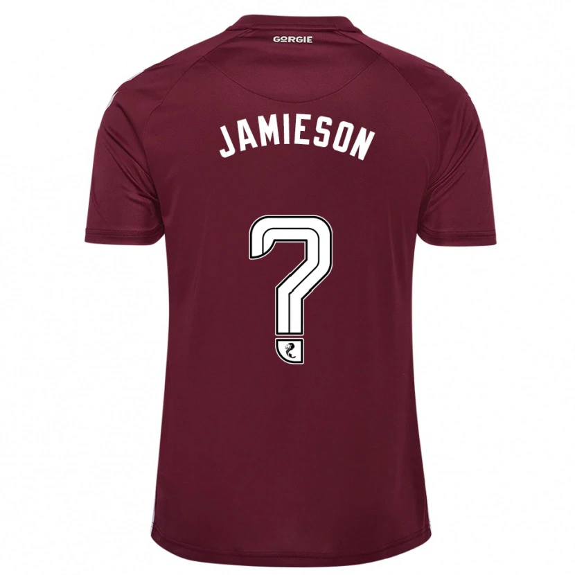 Danxen Women Finlay Jamieson #0 Burgundy White Home Jersey 2025/26 T-Shirt