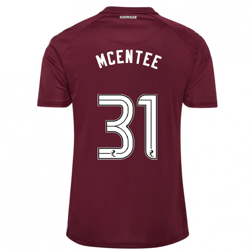 Danxen Women Oisin Mcentee #31 Burgundy White Home Jersey 2025/26 T-Shirt