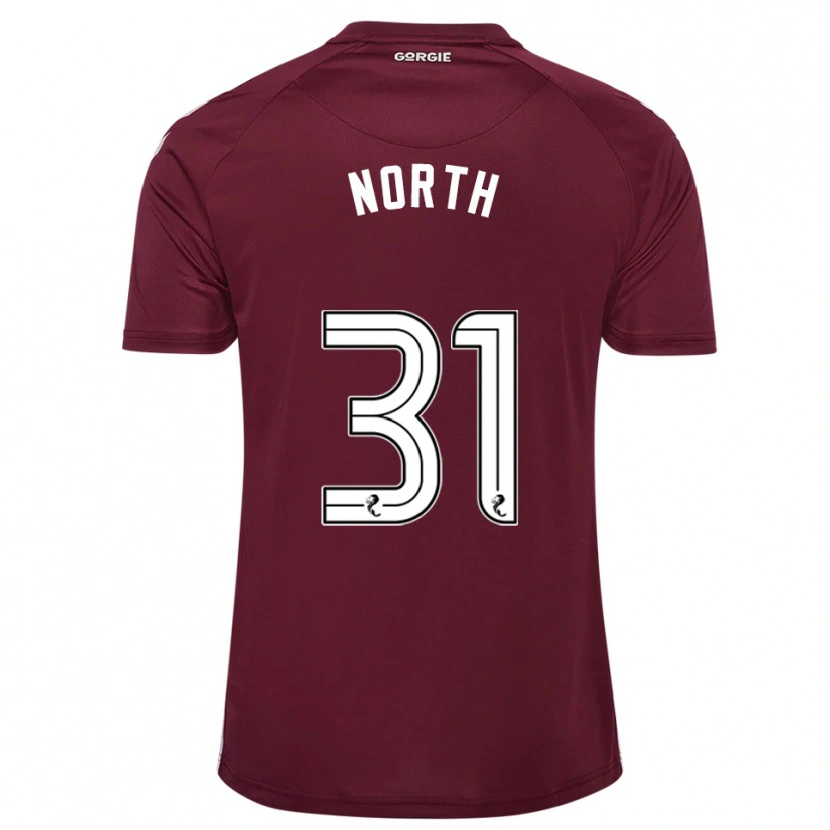 Danxen Women Tommy North #31 Burgundy White Home Jersey 2025/26 T-Shirt