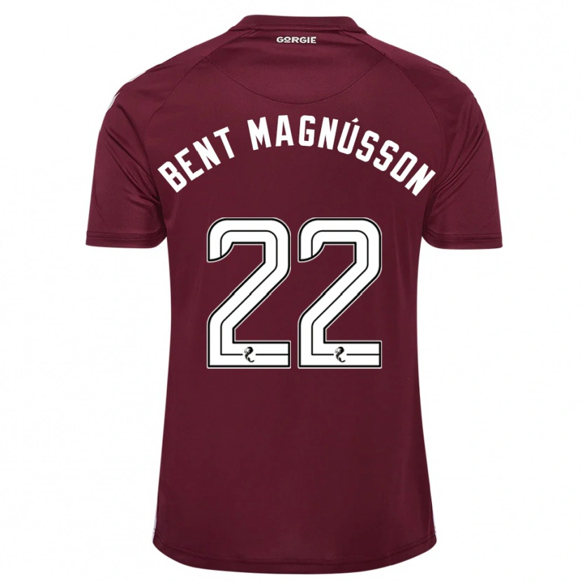 Danxen Women Tómas Bent Magnússon #22 Burgundy White Home Jersey 2025/26 T-Shirt