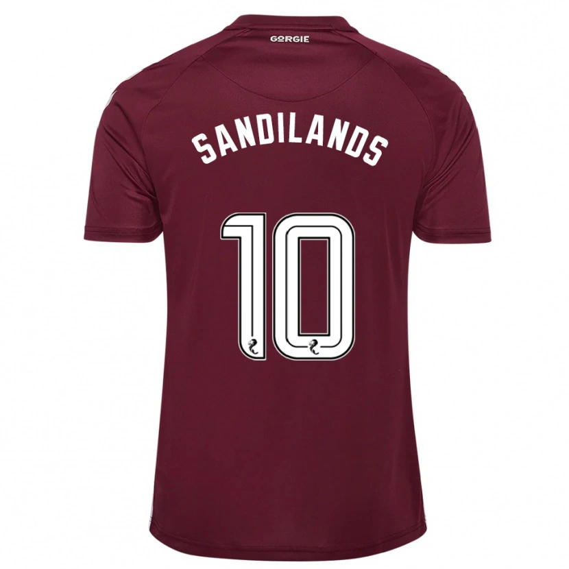 Danxen Women Callum Sandilands #10 Burgundy White Home Jersey 2025/26 T-Shirt
