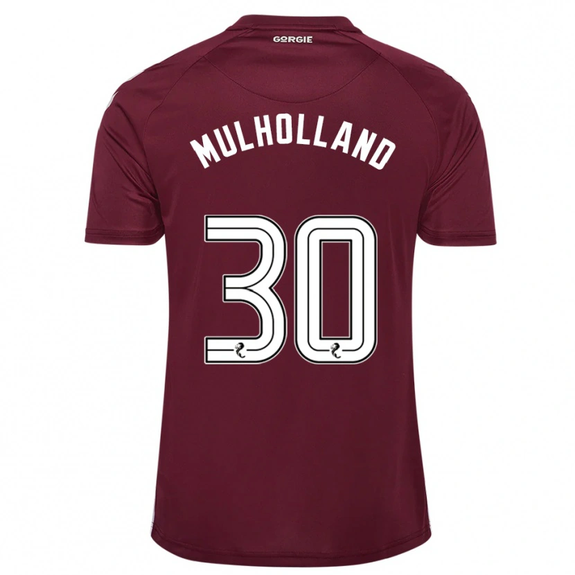 Danxen Women James Mulholland #30 Burgundy White Home Jersey 2025/26 T-Shirt