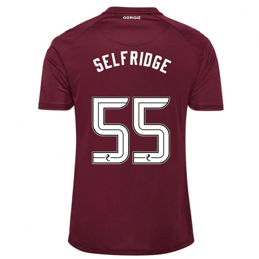 Danxen Women Louis Selfridge #55 Burgundy White Home Jersey 2025/26 T-Shirt
