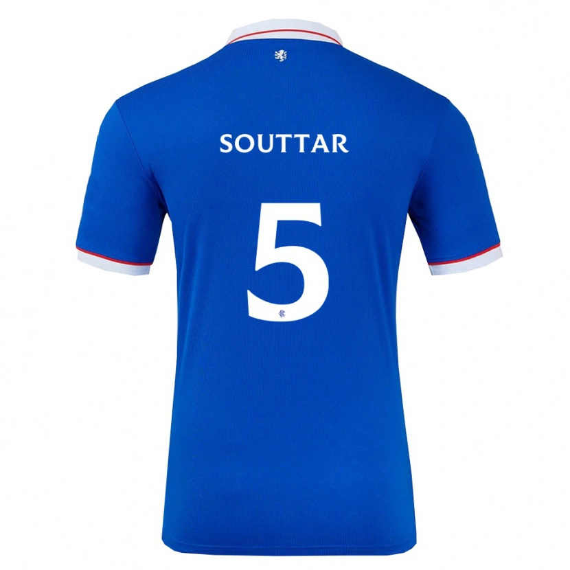 Danxen Women John Souttar #5 Blue White Home Jersey 2025/26 T-Shirt