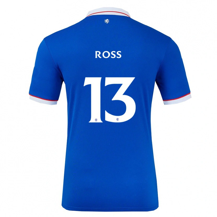 Danxen Women Jane Ross #13 Blue White Home Jersey 2025/26 T-Shirt