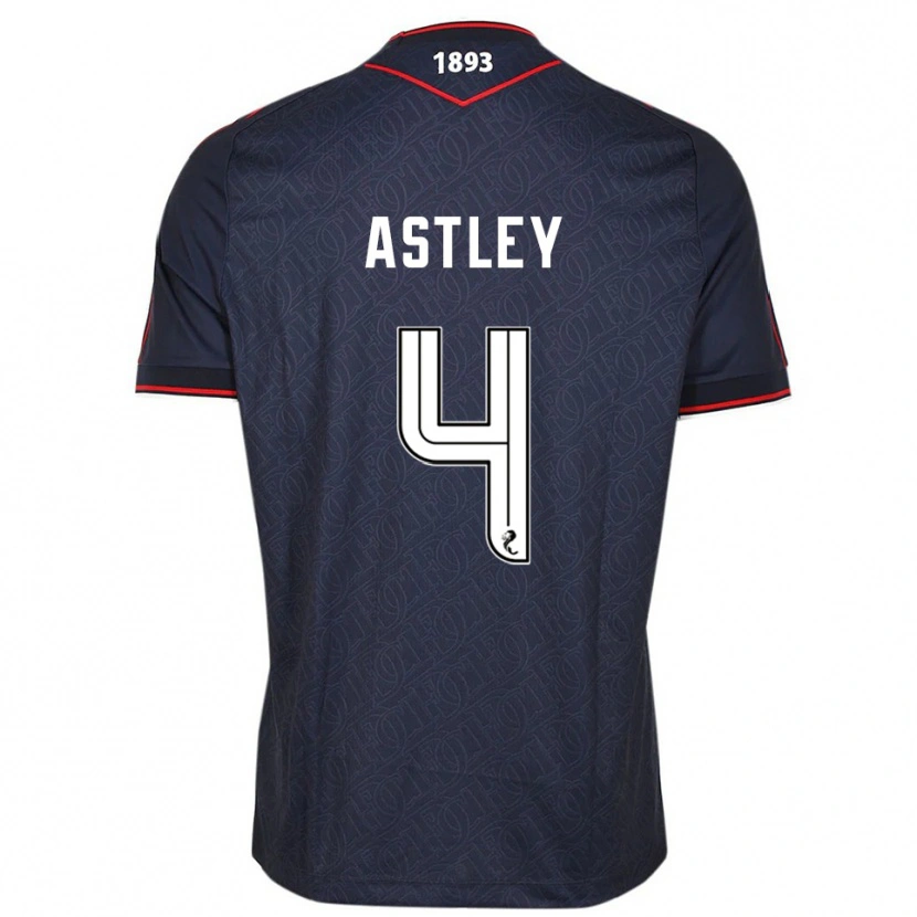 Danxen Women Ryan Astley #4 Navy White Home Jersey 2025/26 T-Shirt