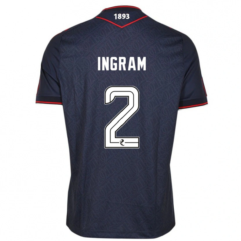 Danxen Women Ethan Ingram #2 Navy White Home Jersey 2025/26 T-Shirt
