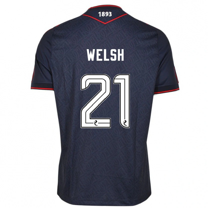 Danxen Women Tom Welsh #21 Navy White Home Jersey 2025/26 T-Shirt