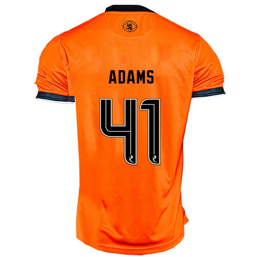Danxen Women Ruairidh Adams #41 Orange Black Home Jersey 2025/26 T-Shirt