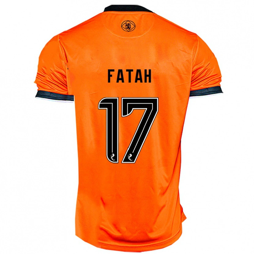 Danxen Women Amar Fatah #17 Orange Black Home Jersey 2025/26 T-Shirt