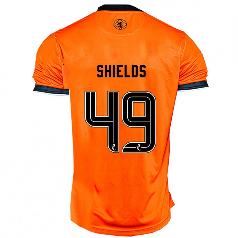 Danxen Women Conal Shields #49 Orange Black Home Jersey 2025/26 T-Shirt