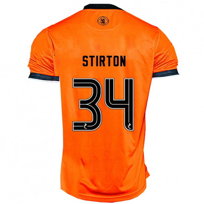 Danxen Women Owen Stirton #34 Orange Black Home Jersey 2025/26 T-Shirt