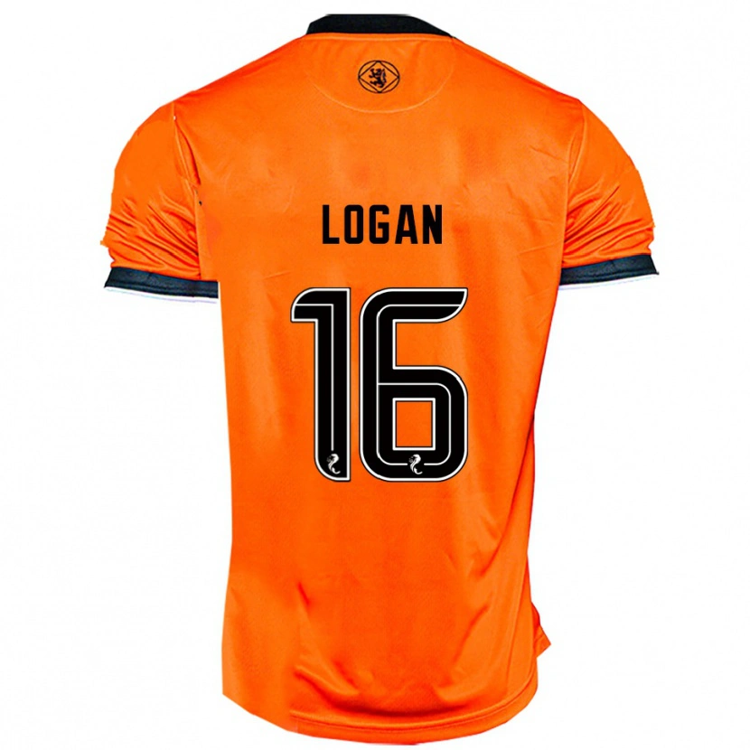Danxen Women Alex Logan #16 Orange Black Home Jersey 2025/26 T-Shirt