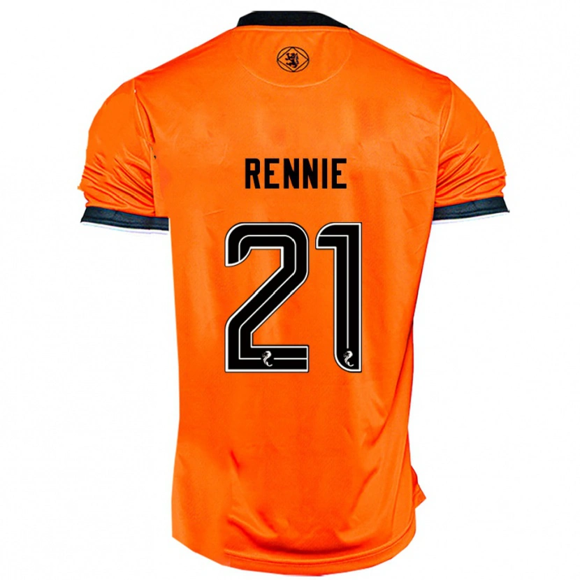 Danxen Women Beth Rennie #21 Orange Black Home Jersey 2025/26 T-Shirt