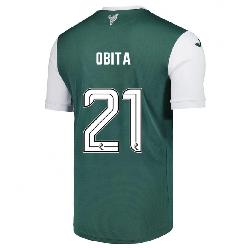 Danxen Women Jordan Obita #21 Green White Home Jersey 2025/26 T-Shirt