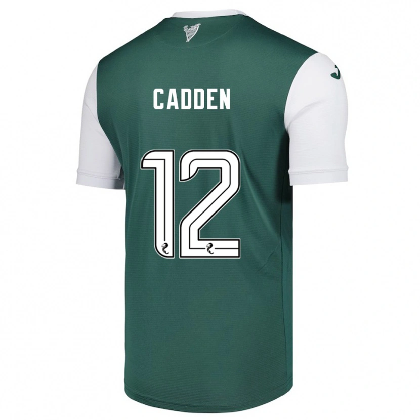 Danxen Women Chris Cadden #12 Green White Home Jersey 2025/26 T-Shirt