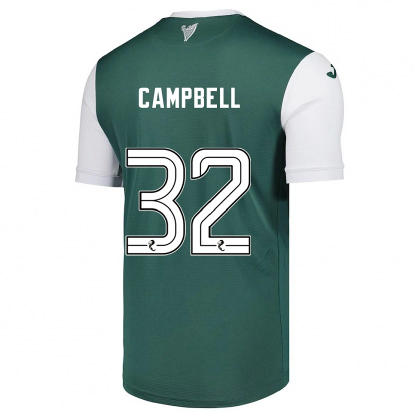 Danxen Women Josh Campbell #32 Green White Home Jersey 2025/26 T-Shirt
