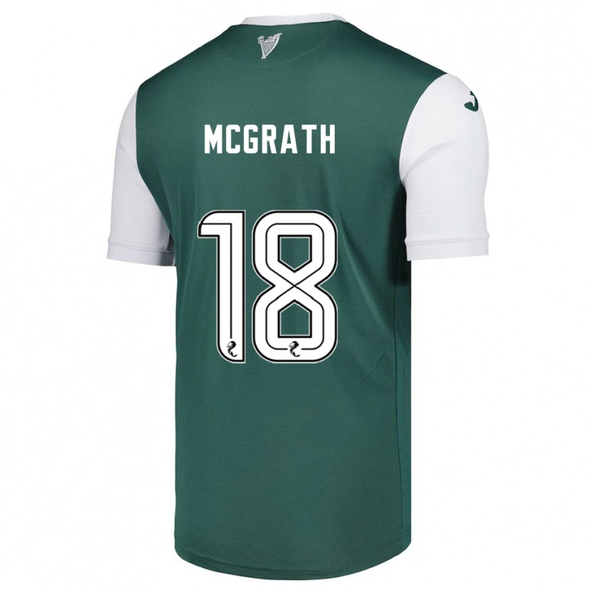 Danxen Women Joseph Mcgrath #18 Green White Home Jersey 2025/26 T-Shirt