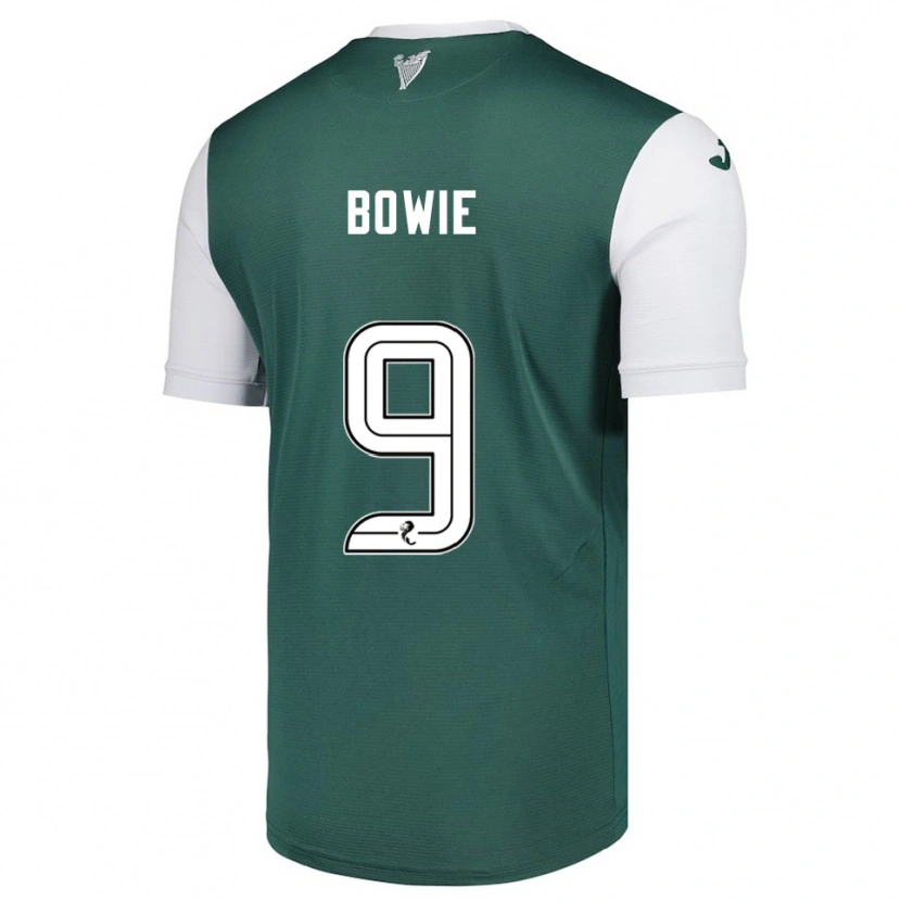 Danxen Women Kieron Bowie #9 Green White Home Jersey 2025/26 T-Shirt