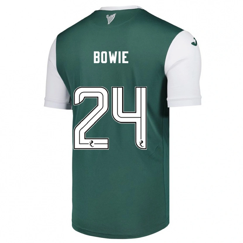 Danxen Women Tegan Bowie #24 Green White Home Jersey 2025/26 T-Shirt