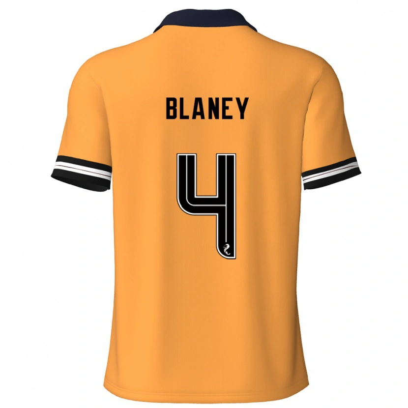 Danxen Women Shane Blaney #4 Yellow Black Home Jersey 2025/26 T-Shirt