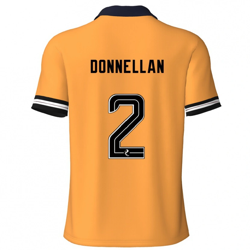 Danxen Women Shaun Donnellan #2 Yellow Black Home Jersey 2025/26 T-Shirt