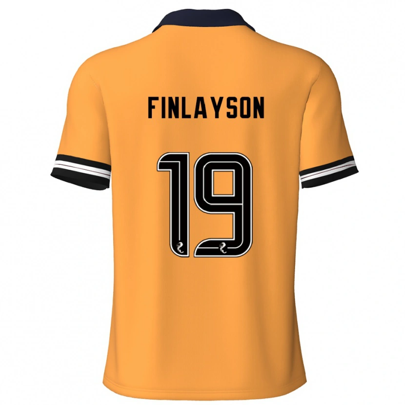 Danxen Women Danny Finlayson #19 Yellow Black Home Jersey 2025/26 T-Shirt