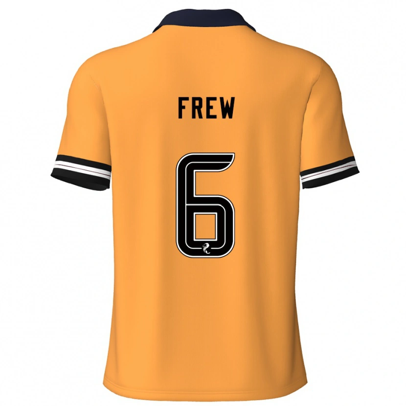 Danxen Women Natasha Frew #6 Yellow Black Home Jersey 2025/26 T-Shirt