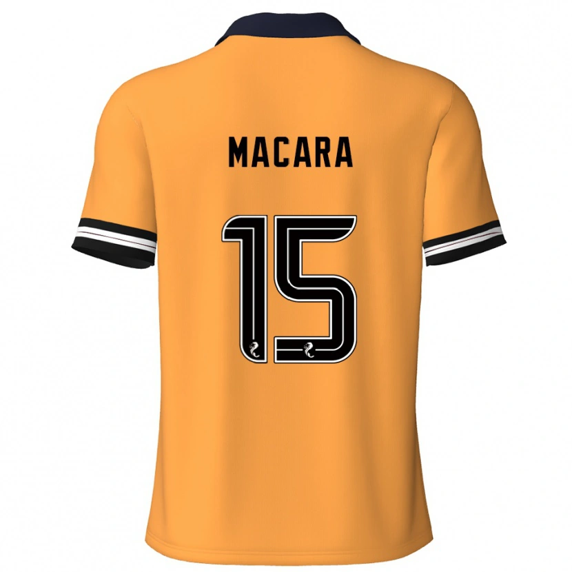 Danxen Women Elise Macara #15 Yellow Black Home Jersey 2025/26 T-Shirt