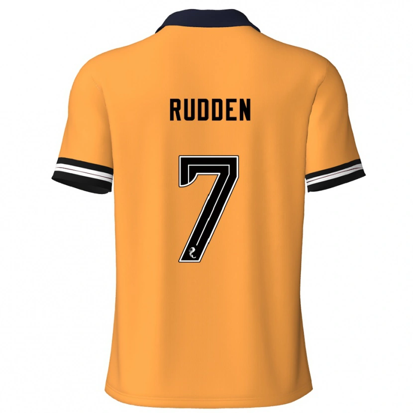 Danxen Women Zak Rudden #7 Yellow Black Home Jersey 2025/26 T-Shirt