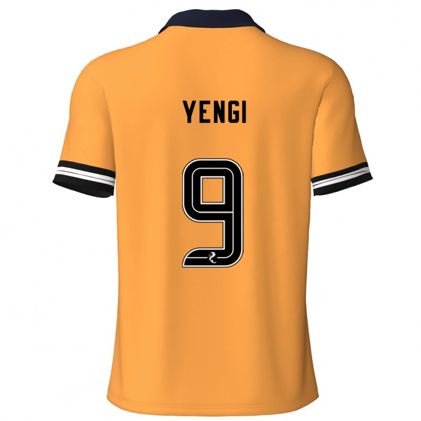 Danxen Women Tete Yengi #9 Yellow Black Home Jersey 2025/26 T-Shirt