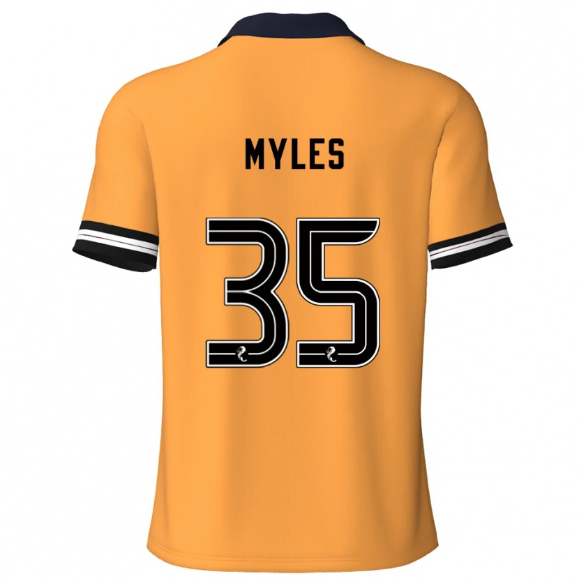 Danxen Women Evan Myles #35 Yellow Black Home Jersey 2025/26 T-Shirt
