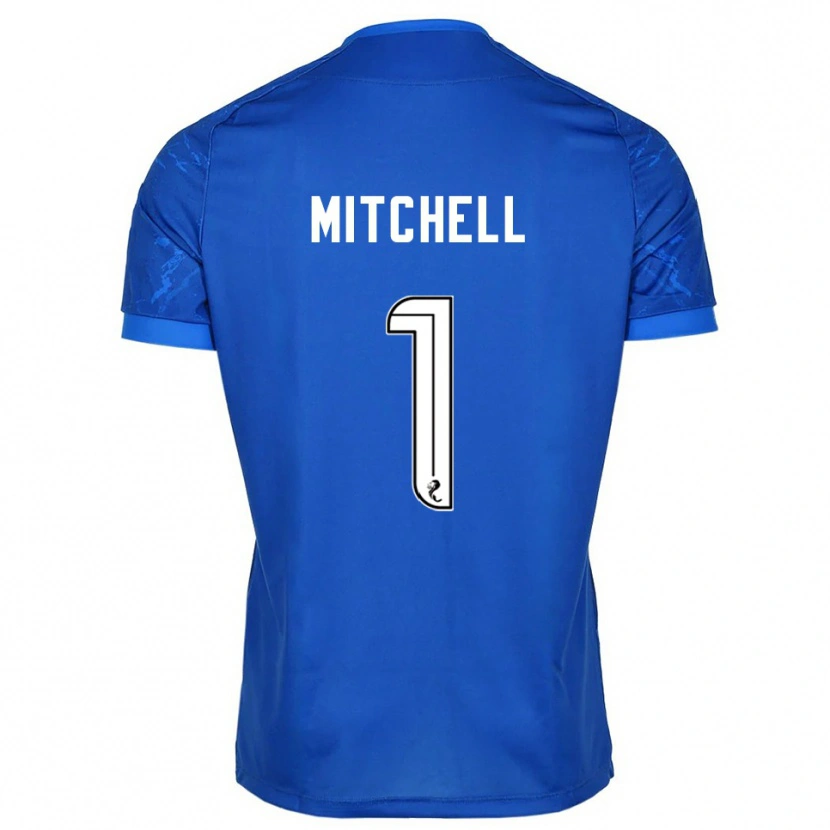 Danxen Women Ellie Mitchell #1 Blue White Home Jersey 2025/26 T-Shirt