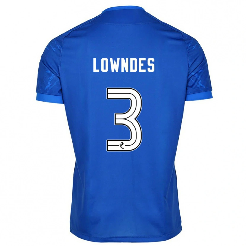 Danxen Women Thomas Lowndes #3 Blue White Home Jersey 2025/26 T-Shirt