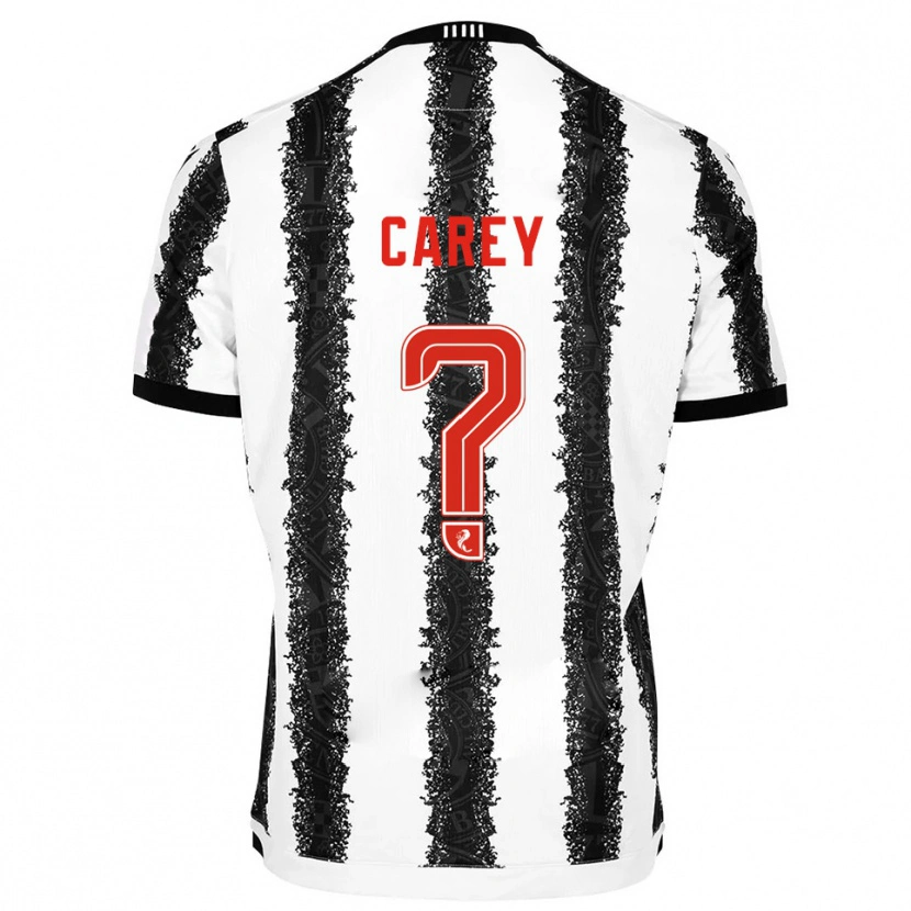 Danxen Women Owen Carey #0 White Black Home Jersey 2025/26 T-Shirt