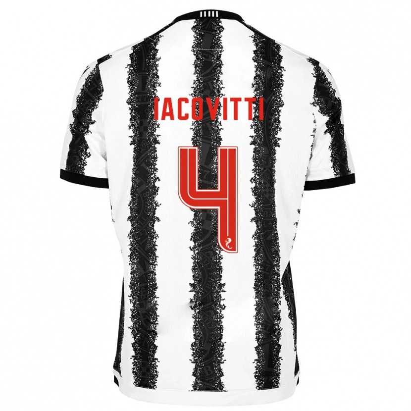 Danxen Women Alex Iacovitti #4 White Black Home Jersey 2025/26 T-Shirt