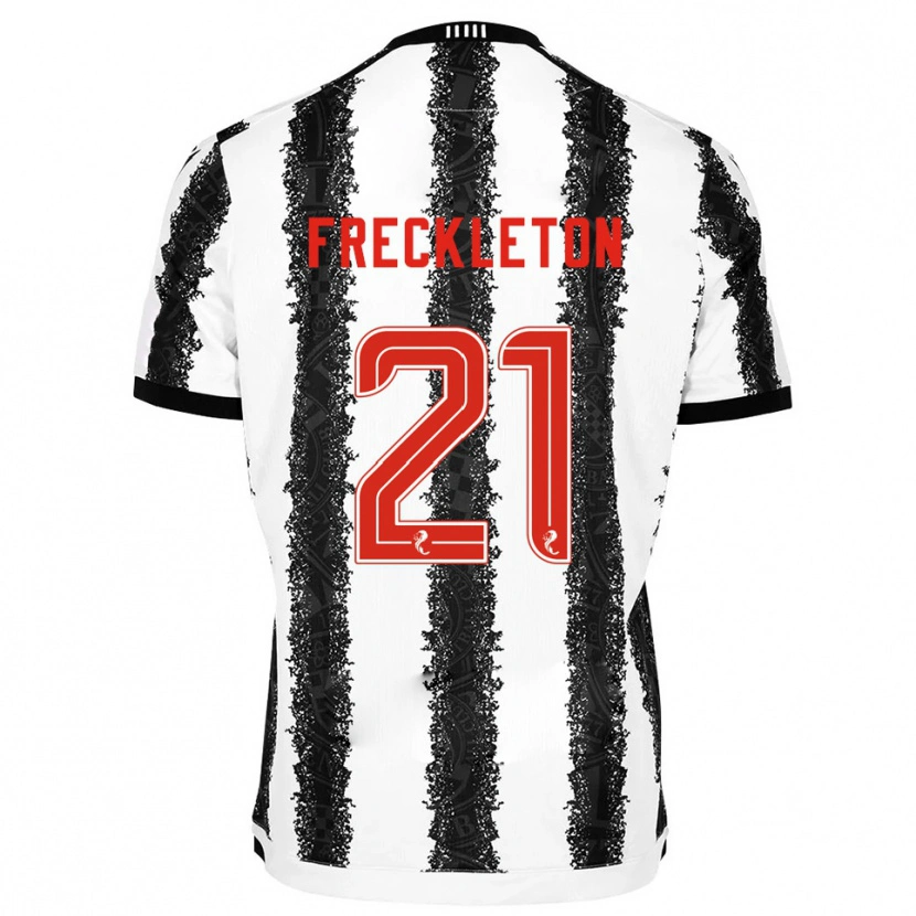Danxen Women Miguel Freckleton #21 White Black Home Jersey 2025/26 T-Shirt