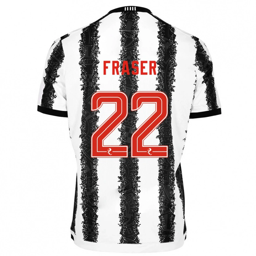 Danxen Women Marcus Fraser #22 White Black Home Jersey 2025/26 T-Shirt
