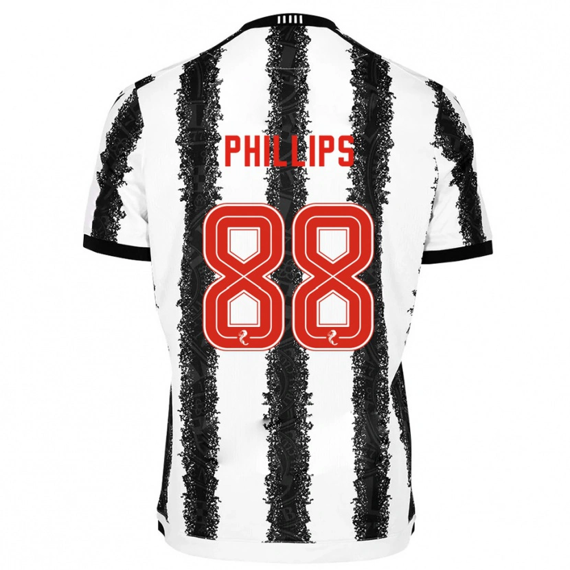 Danxen Women Killian Phillips #88 White Black Home Jersey 2025/26 T-Shirt