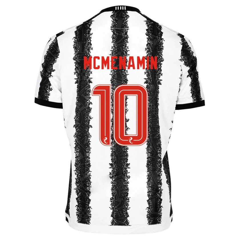 Danxen Women Conor Mcmenamin #10 White Black Home Jersey 2025/26 T-Shirt